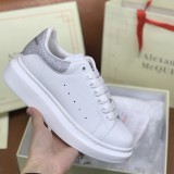Unisex Oversized Sneakers White Silvery