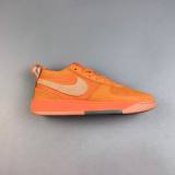 NK Book 1 Devin Book Low Top Suede Sneakers Orange FJ4249-800