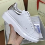 Unisex Oversized Sneakers White Silvery