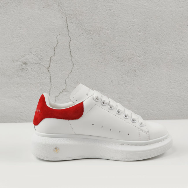 Oversized Sneakers White Red