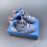 Air Jordan 6 Retro Basketball Sneakers Blue CT8529-100