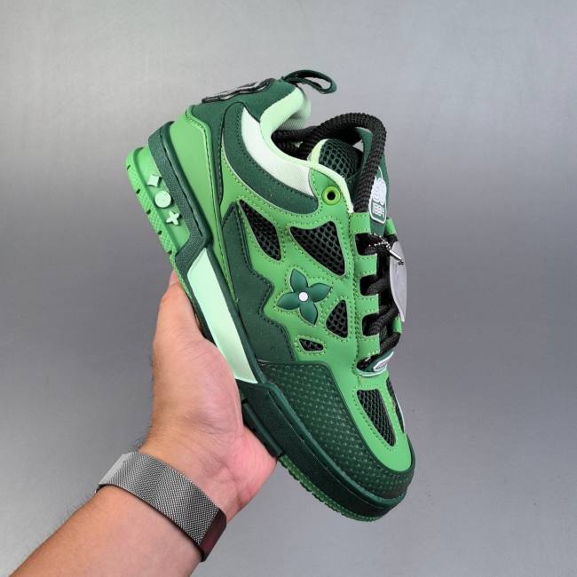 LV Skate Low Versatile Sneakers Green
