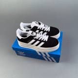 AD Originals Gazelle Bold Retro Sneakers Black White ID6991
