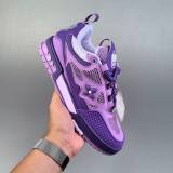 LV Skate Low Versatile Sneakers Purple