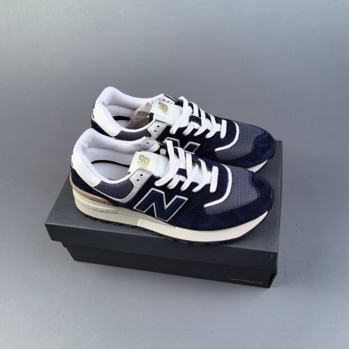 NB 574 Low Top Retro Cushioned Running Sneakers Black Blue U574LGOP