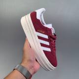 AD Originals Gazelle Bold Retro Sneakers Red White ID6991