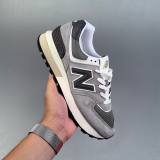 NB 574 Low Top Retro Cushioned Running Sneakers Gray Black U574LGOP