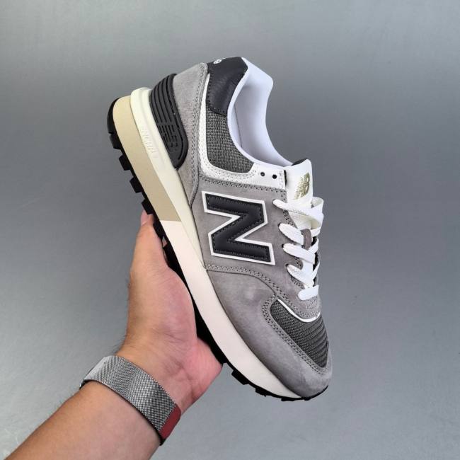 NB 574 Low Top Retro Cushioned Running Sneakers Gray Black U574LGOP