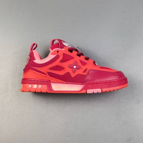 LV Skate Low Versatile Sneakers Red