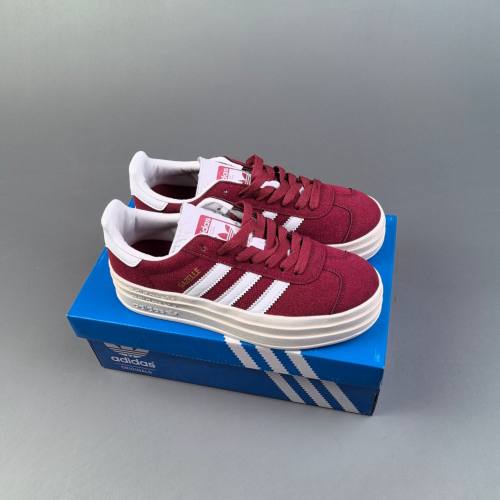 AD Originals Gazelle Bold Retro Sneakers Red White ID6991