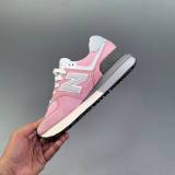 NB 574 Low Top Retro Cushioned Running Sneakers Pink White U574LGOP