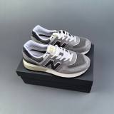 NB 574 Low Top Retro Cushioned Running Sneakers Gray Black U574LGOP