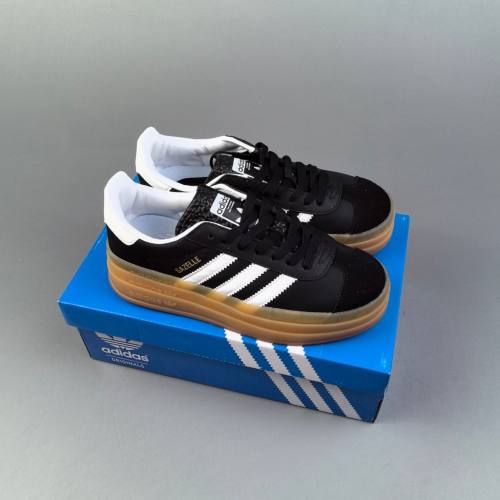 AD Originals Gazelle Bold Retro Sneakers Black White ID6991