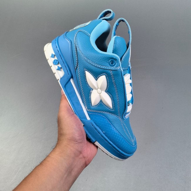 Trainer Skate Sneaker Blue White