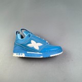 Trainer Skate Sneaker Blue White