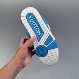 Trainer Skate Sneaker Blue White