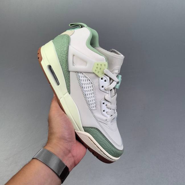 Jordan Spizike Versatile Retro Basketball White Green HM3712-164