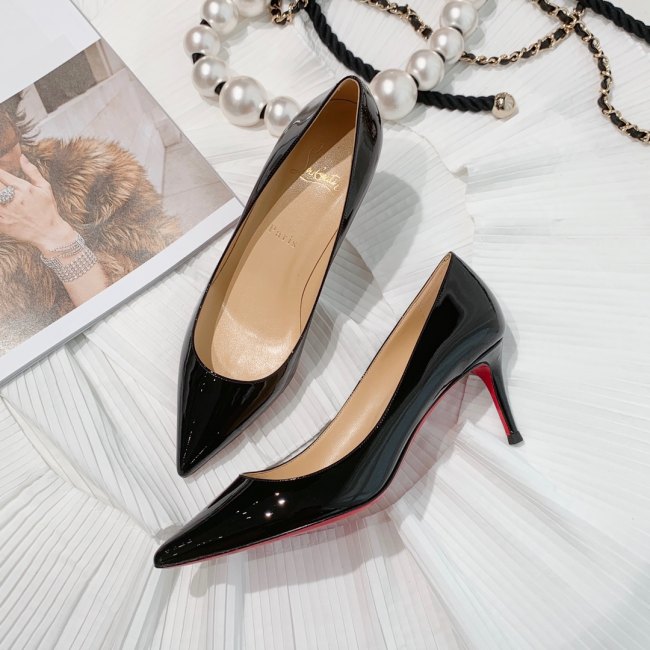 So Kate 60-80-100mm Pump Black Patent Leather High Heels