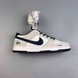 SB Dunk Low Skate Sneakers White Gray DQ1098-360