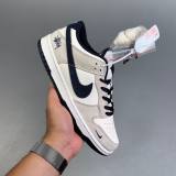 SB Dunk Low Skate Sneakers White Gray DQ1098-360