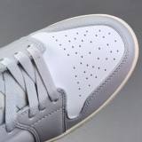 Air Jordan 1 Low Basketball Sneakers Gray White DC0774-103