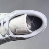 Air Jordan 1 Low Basketball Sneakers Gray White DC0774-103