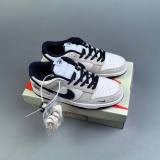 SB Dunk Low Skate Sneakers White Gray DQ1098-360