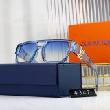 Golden Logo Trendy Sunglasses 4347