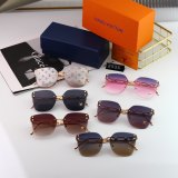 Jewel Hollow Frame Versatile Sunglasses 533