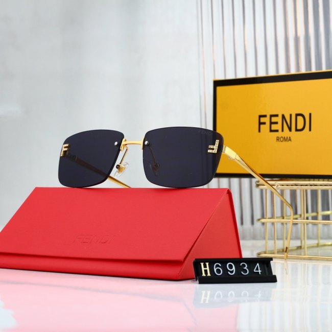 First Crystal Retro Sunglasses 6934