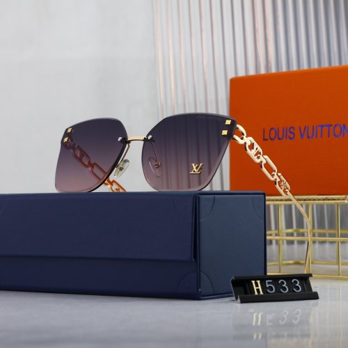 Jewel Hollow Frame Versatile Sunglasses 533