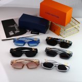 Golden Logo Trendy Sunglasses 4347