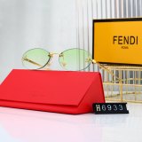 Fendi First Crystal Retro Sunglasses 6933