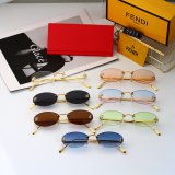 Fendi First Crystal Retro Sunglasses 6933