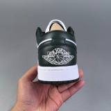 Air Jordan 1 Low Retro Basketball Sneakers  Green White DC0774 113