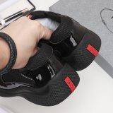 America's Cup Patent Leather Sneakers Black