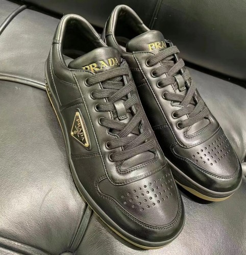 Downtown Men's Nappa Leather Low Top Sneakers Green