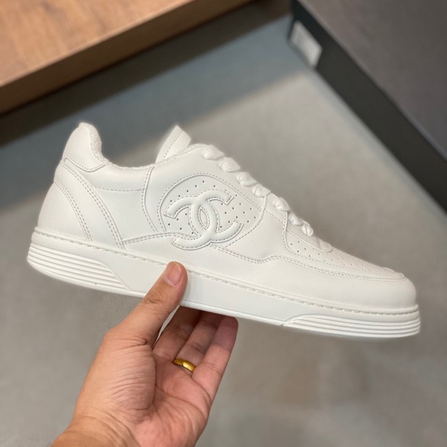 23 A Collection Low Top White Leather