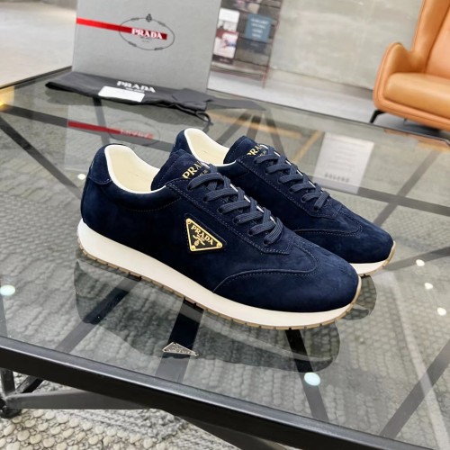Men's Low Top Sneakers Dark Blue