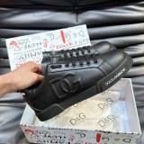 Portofino Solid Minimalist Calf Leather Sneakers Black