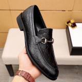 Jordaan Retro Lether Loafer Black