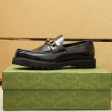 Horsebit Retro Lether Shoes Black