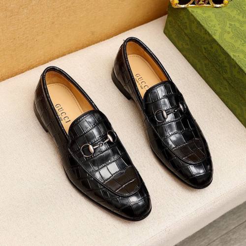 Jordaan Scale Pattern Lether Loafer