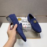 DG Stylish Versatile Lether Shoes Blue