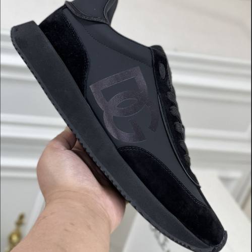 DG Cushion Patchwork Sneakers Black Dark Gray