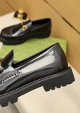 Horsebit Retro Lether Shoes Black