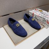 DG Stylish Versatile Lether Shoes Blue
