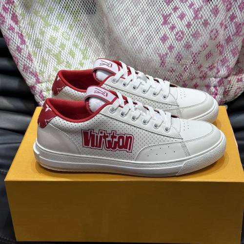 CHARLIE Versatile Trendy Sneakers White Red