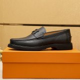 Gregoire Minimalist Leather Shoes Black