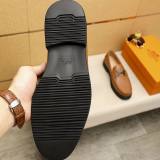 Gregoire Minimalist Leather Shoes Brown